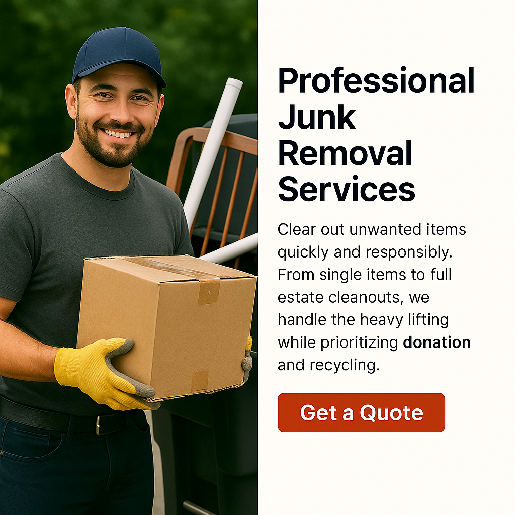 Professional junk removal service