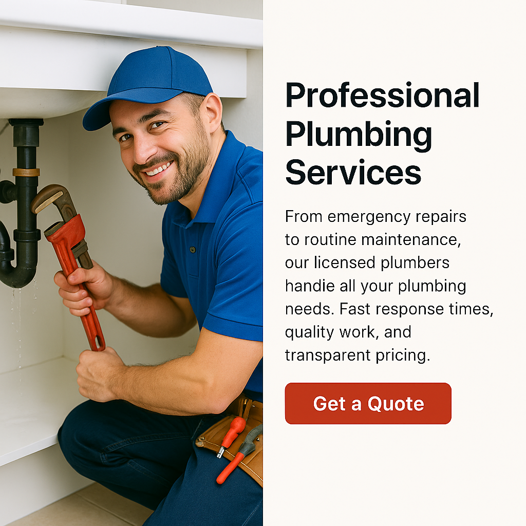 Professional plumbing service